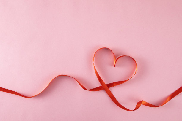 心形丝带图片下载