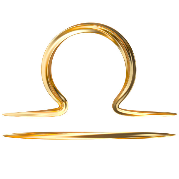 天秤座金色生肖符号图片下载