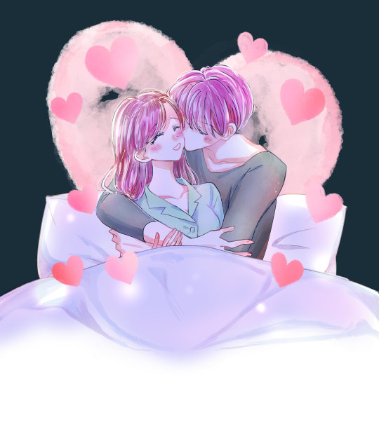 男人和女人在床上调情图片下载