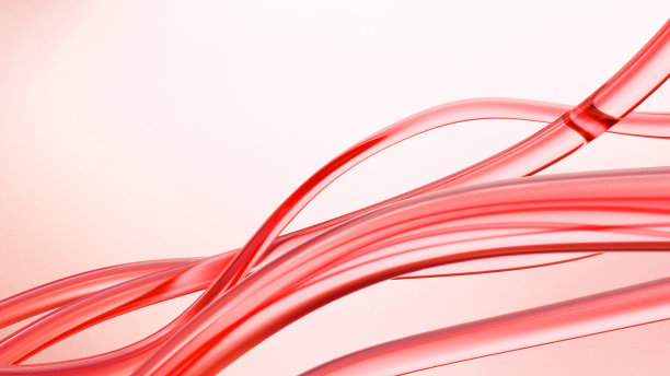 干净的红色玻璃管抽象背景图像图片下载