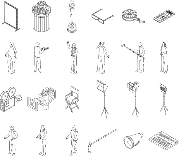 电影摄影师图标设置大纲图片下载
