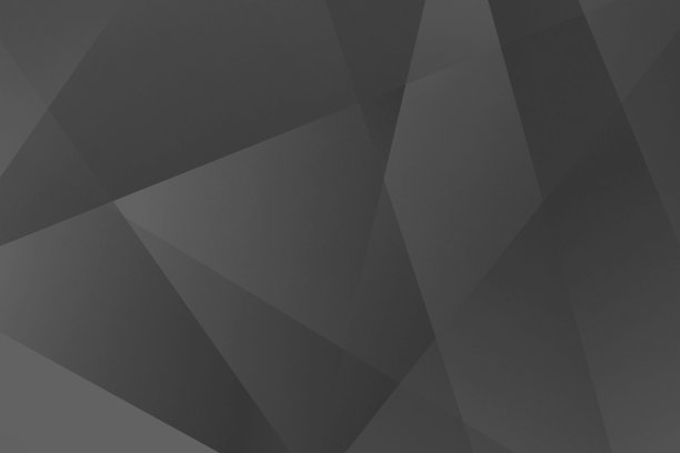 黑白抽象现代背景设计。几何形状。正方形，三角形，直线，面。梯度。哑光。最小的。模板。图片下载