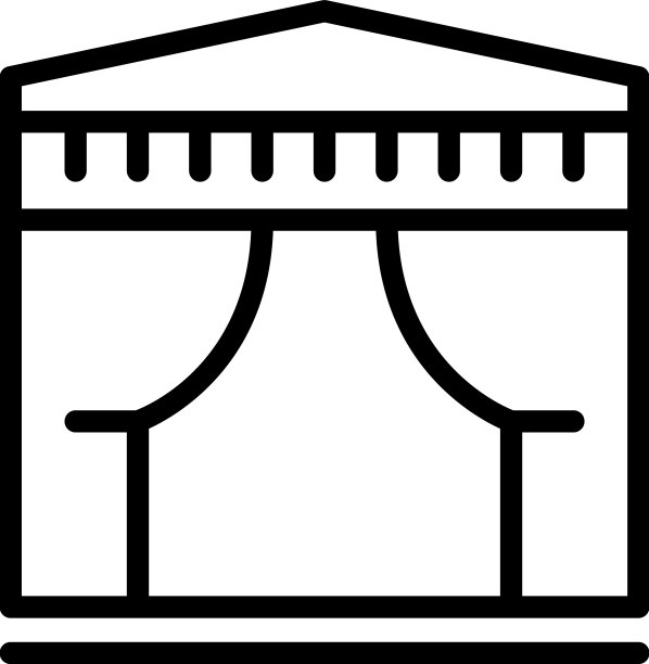 花园凉亭的图标轮廓藤架房子图片下载