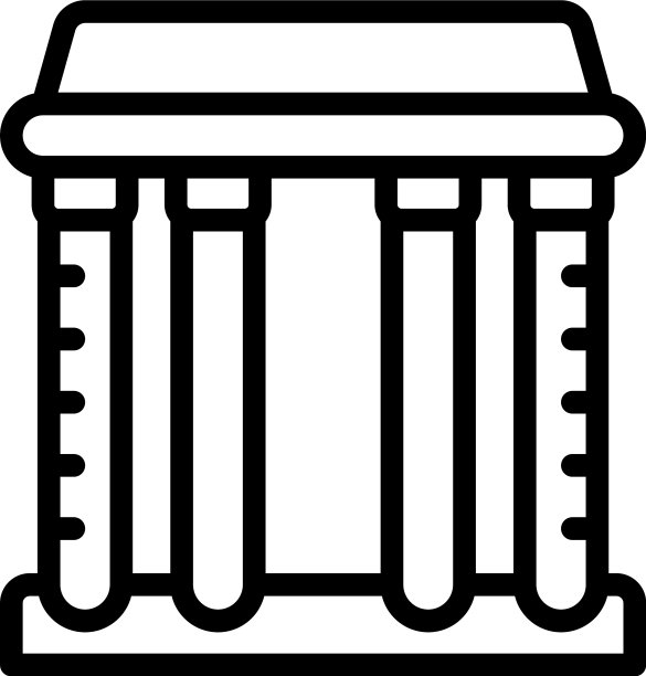 木凉亭图标勾勒凉棚房子图片下载