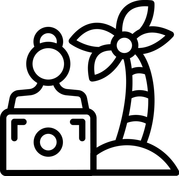 海岛旅游图标概述放慢节奏图片下载