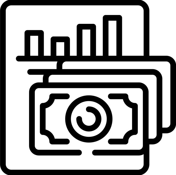 现金在线理财图标概述图片下载