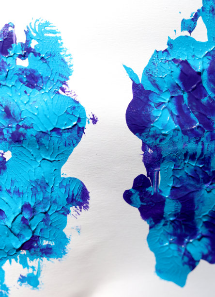 抽象美丽的彩色水彩插图画在白色的背景。图片下载