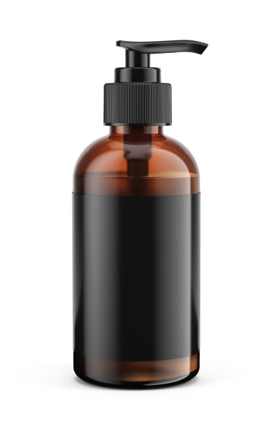 现实瓶与批量泵，透明液体凝胶，肥皂，沐浴露，乳液，洗发水，在一个白色的背景。模板模型- 3d渲染。图片下载