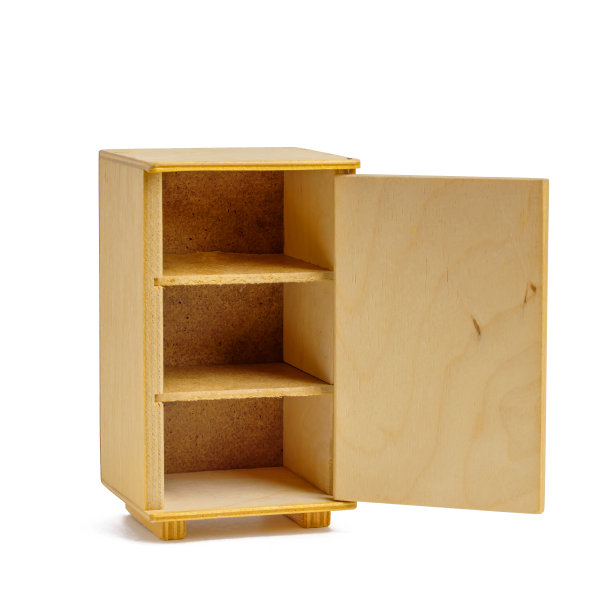 老式玩具冰箱木制隔离图片下载