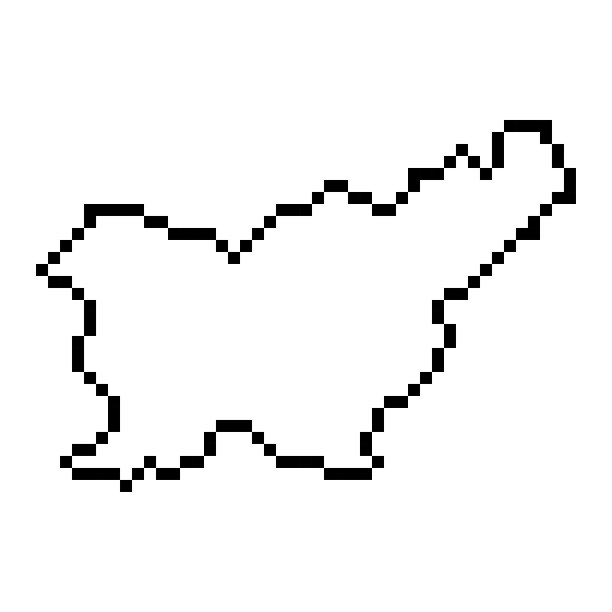 斯洛文尼亚像素地图。矢量插图。图片下载