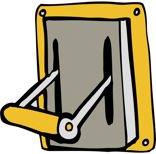 卡通工业机械杠杆图片下载