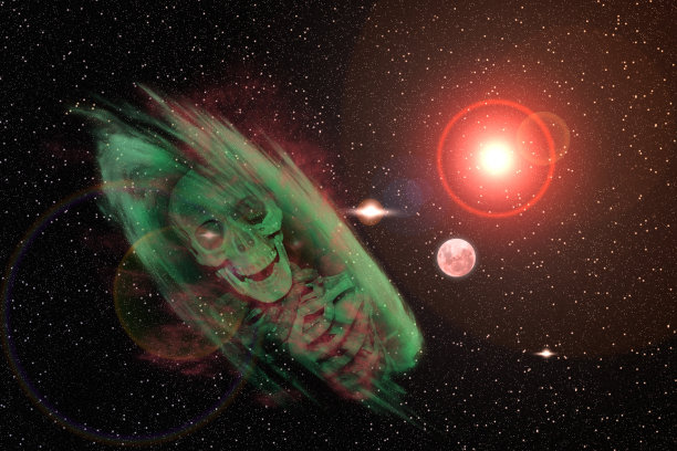 星系中的星云和骨架，抽象的背景。图片下载