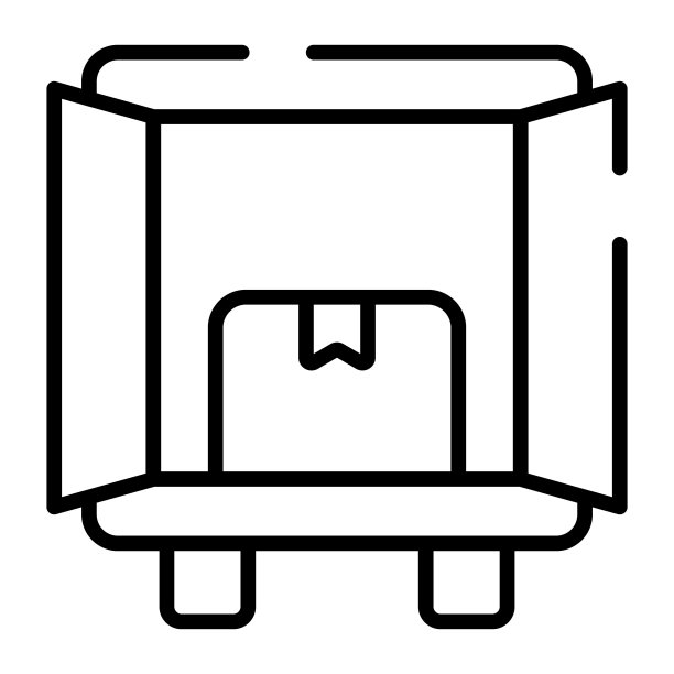 一个惊人的矢量货物装载在可编辑的风格图片下载