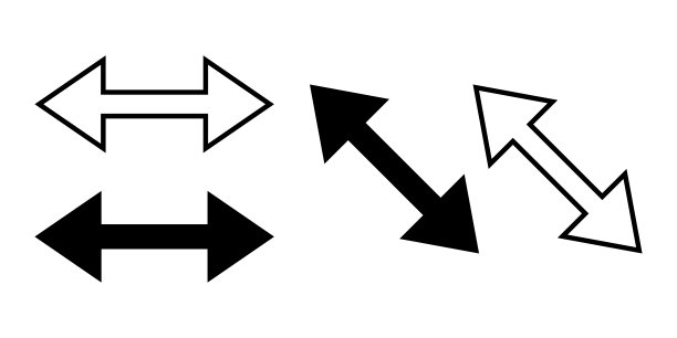 双箭头，矢量。图片下载