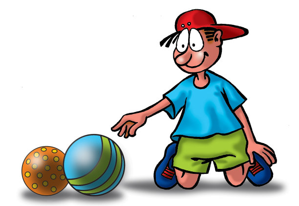 带气球的小孩图片下载