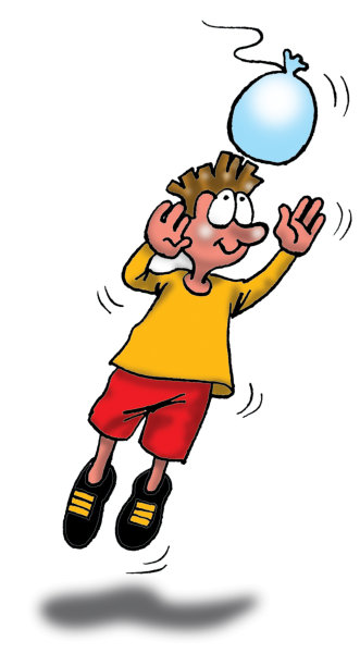 带气球的孩子图片下载