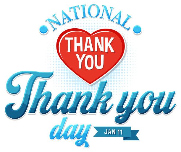 全国感谢日快乐横幅图片下载