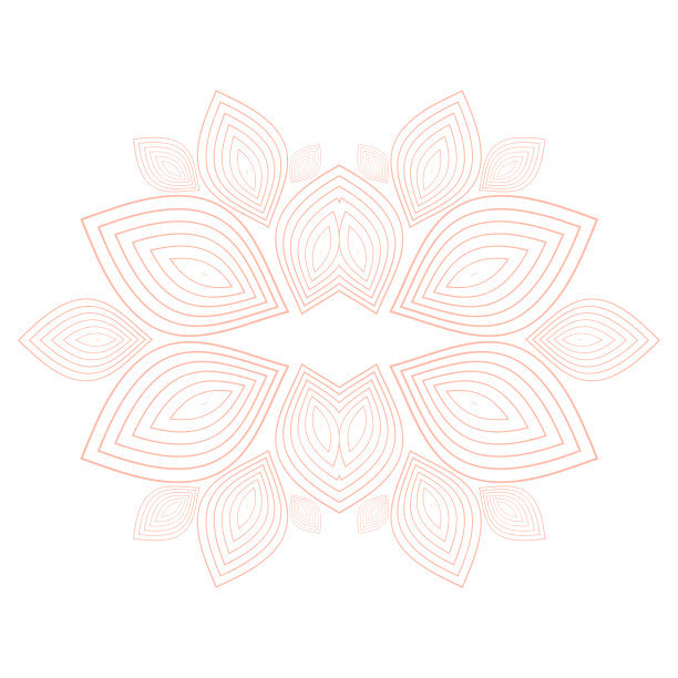 美丽的花朵装饰点缀。设计元素。图片下载