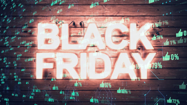 黑色星期五折扣背景图片下载