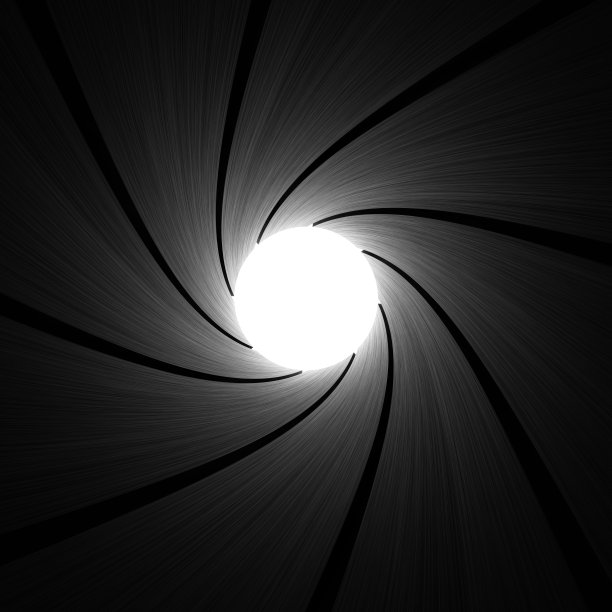 炮筒。从里面看。图片下载