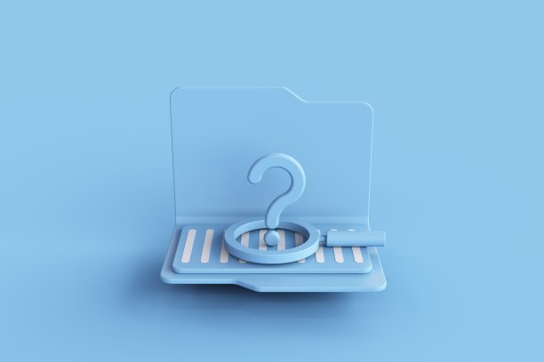 三维渲染文档搜索概念。文件夹、文件和媒体图片下载