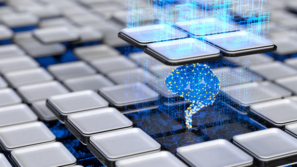 人工智能概念CPU量子计算图片下载