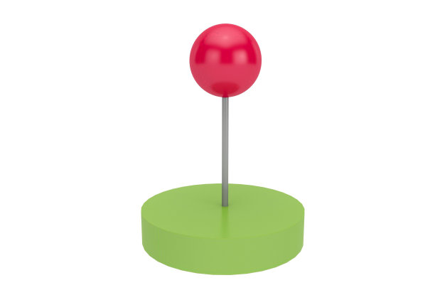 位置地图引脚gps指针标记为目标最小的3d渲染3d插图。图片下载