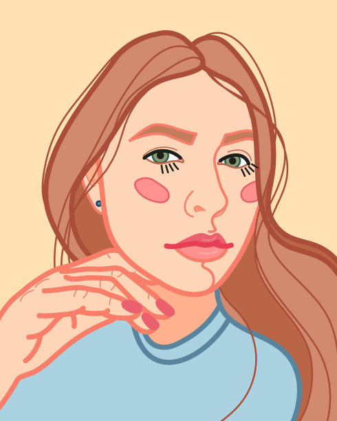 女性肖像的形象图片下载