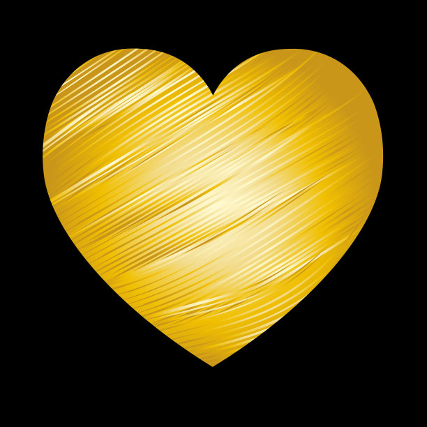 黑色背景上的金色笔触图片下载