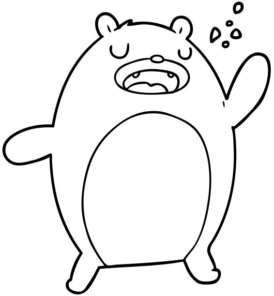 有趣的卡通熊图片下载