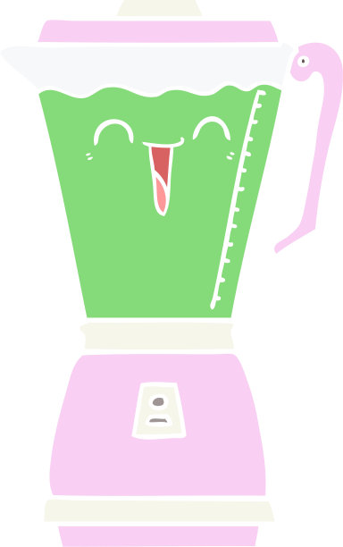 平面彩色风格卡通食品加工机图片下载