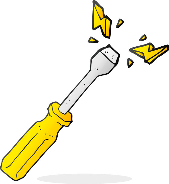 手绘卡通螺丝刀图片下载