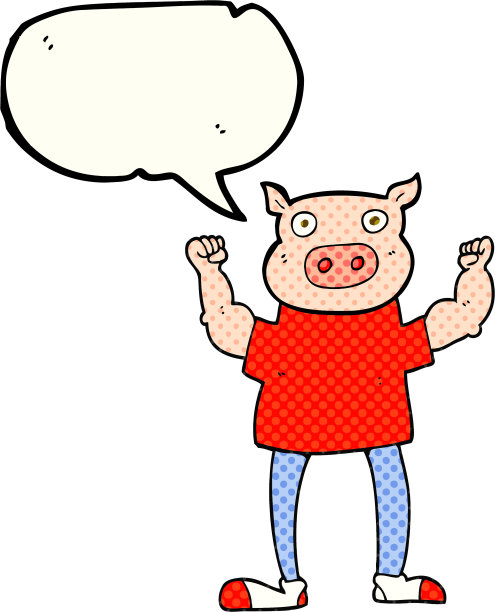 手绘漫画书演讲泡泡卡通无头人图片下载