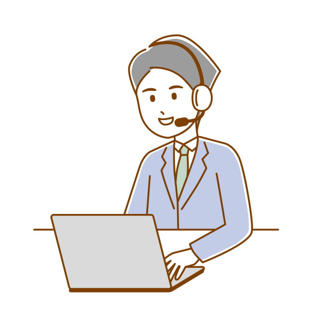 一名在客户支持部门工作的操作员图片下载