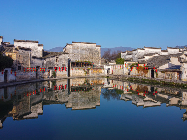 中国宏村古镇图片下载