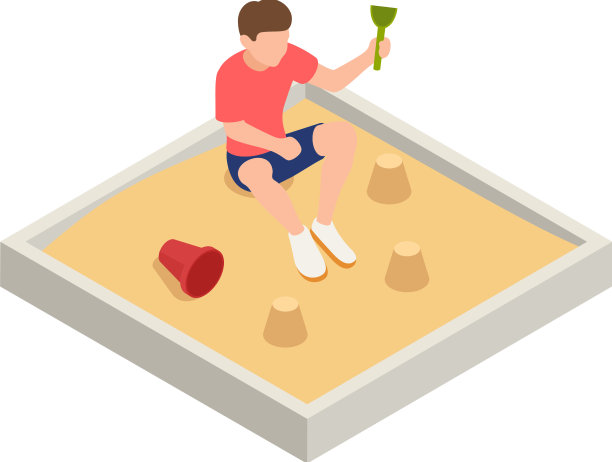 孩子在沙坑里作文图片下载