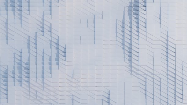 三维未来立方体背景抽象几何网格图案图片下载