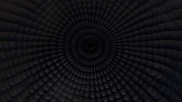 几何网格背景现代技术同心圆抽象几何图案与多边形球体图片下载