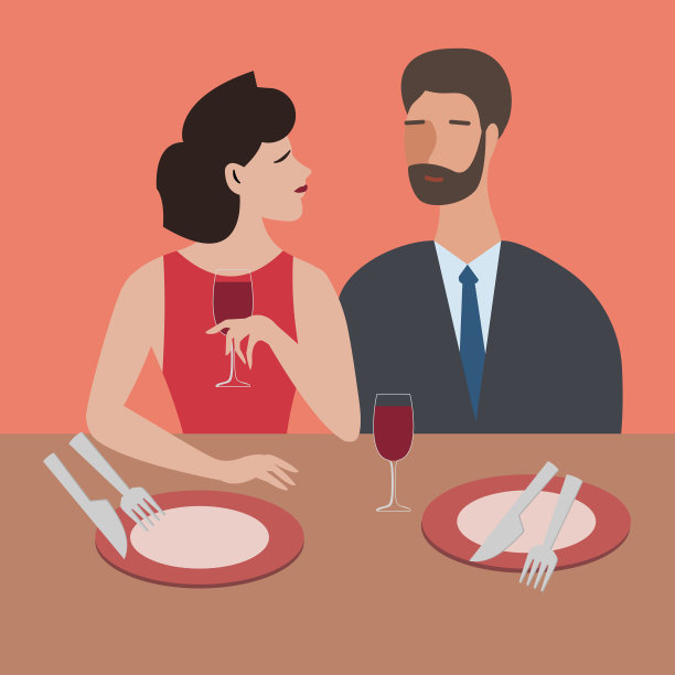 浪漫约会和晚餐图片下载