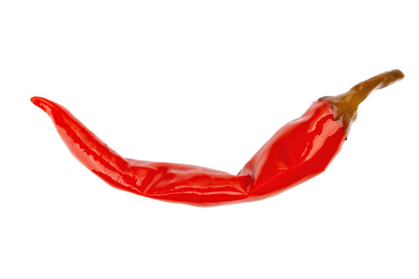 一罐罐装黄瓜，白色背景，充分的景深。腌黄瓜。文件包含剪切路径。图片下载