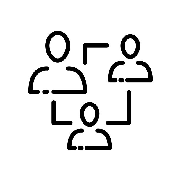 连接线图标。沟通，人，解决方案，消息，互联网，信使，聊天，业务，协议，团队合作，交易。通信的概念。矢量黑线图标在白色背景图片下载