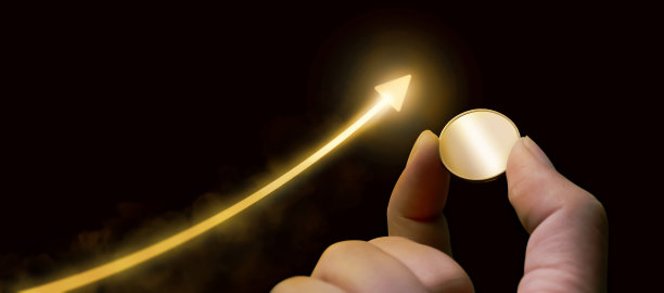 一只手握着金币，长着金箭图片下载