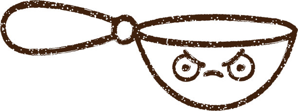 愤怒的炒锅炭笔画图片下载