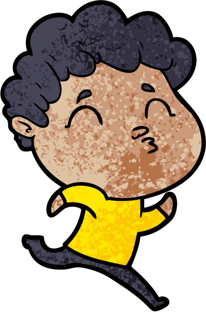 卡通人物撅嘴图片下载