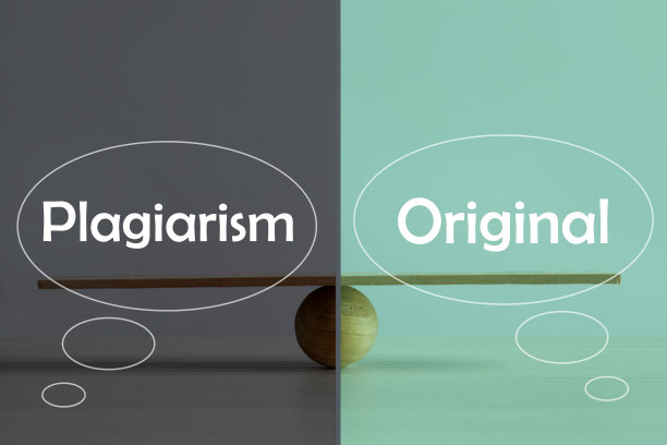 木球与木板和文字抄袭和原创对颜色背景图片下载