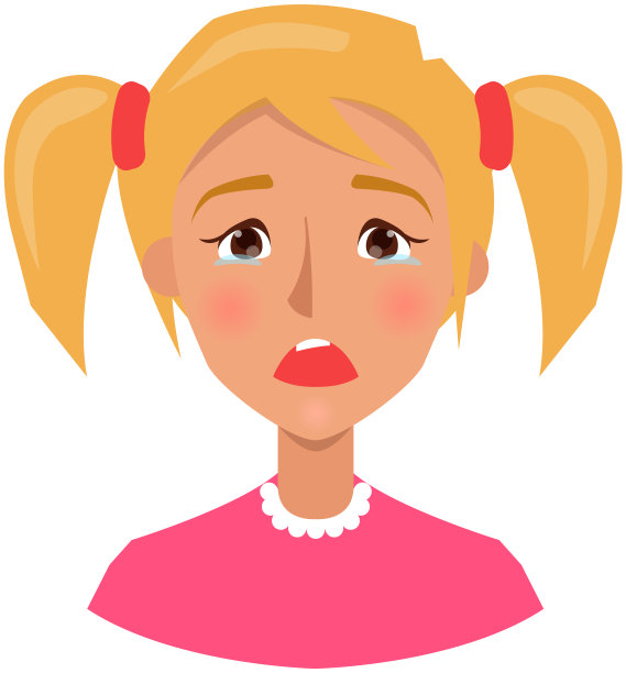 消极的人皱着眉头不安的女人。女孩带着愤慨的情绪，冷静的表情图片下载