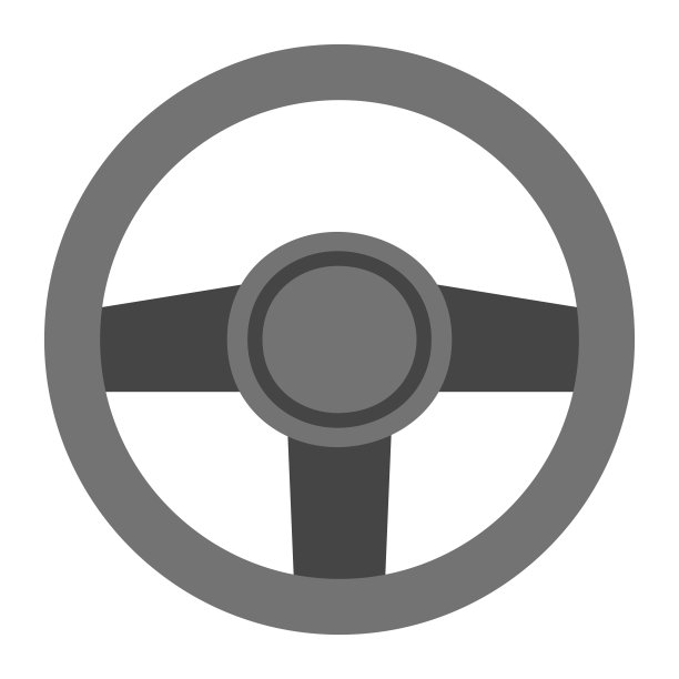 转向图标孤立矢量说明。图片下载