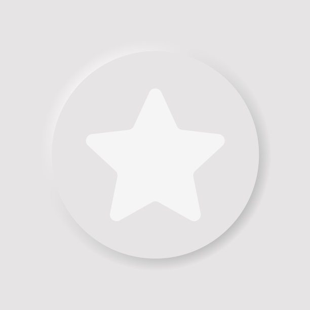 星图标在新形态风格。向量愁容满面图片下载