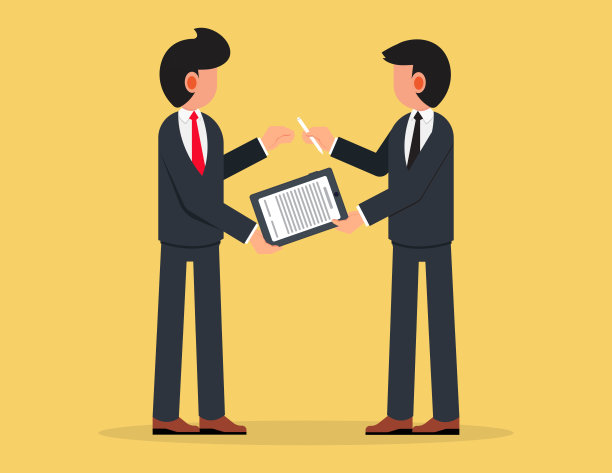 签署合同表格。法律协议。图片下载