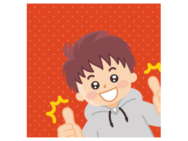 小伙子微笑着竖起大拇指图片下载